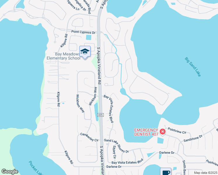 map of restaurants, bars, coffee shops, grocery stores, and more near 9147 Phillips Grove Terrace in Orlando