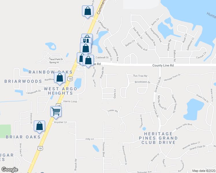 map of restaurants, bars, coffee shops, grocery stores, and more near 18750 Green Park Road in Hudson