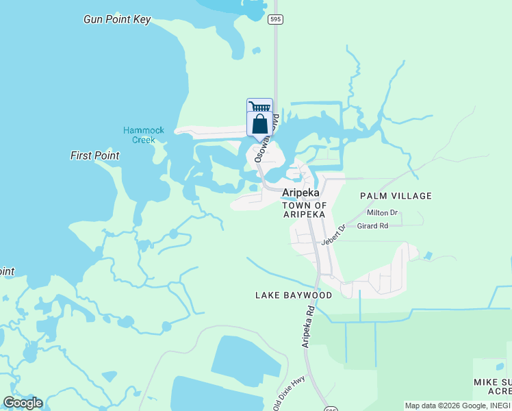 map of restaurants, bars, coffee shops, grocery stores, and more near 8904 Camp Lane in Hudson