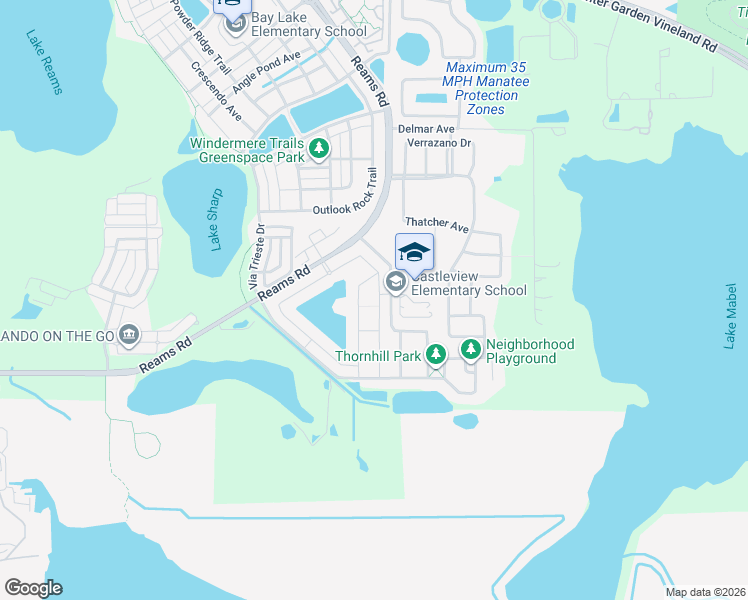 map of restaurants, bars, coffee shops, grocery stores, and more near 9509 Royal Estates Boulevard in Orlando