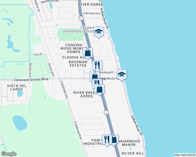 map of restaurants, bars, coffee shops, grocery stores, and more near in Sharpes