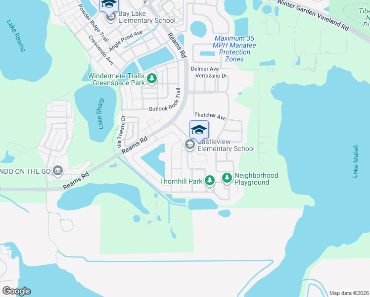 map of restaurants, bars, coffee shops, grocery stores, and more near 9509 Royal Estates Boulevard in Orlando