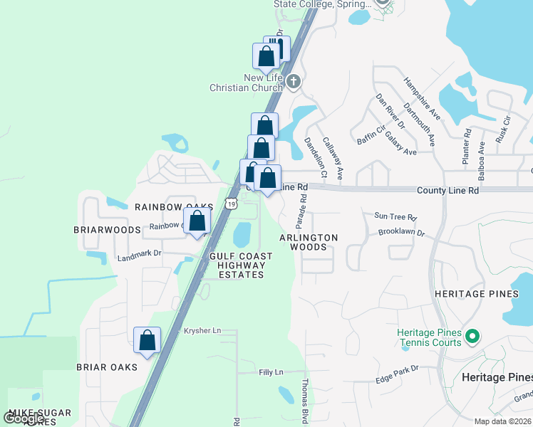 map of restaurants, bars, coffee shops, grocery stores, and more near in 