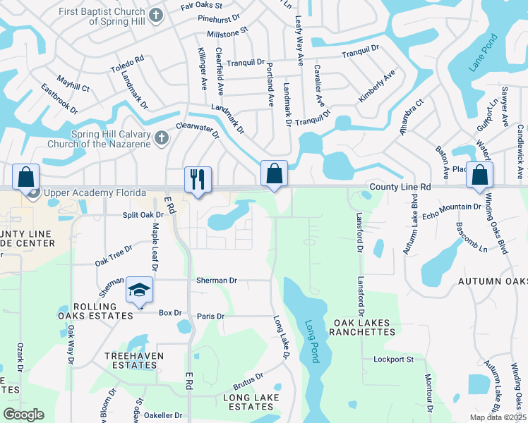 map of restaurants, bars, coffee shops, grocery stores, and more near 13227 Morrow Drive in Hudson