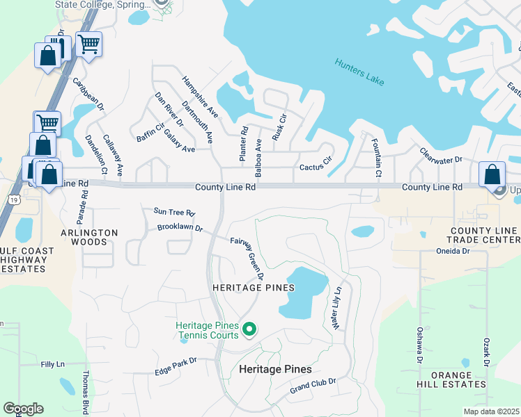 map of restaurants, bars, coffee shops, grocery stores, and more near 11519 Heritage Point Drive in Hudson