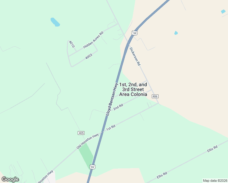 map of restaurants, bars, coffee shops, grocery stores, and more near 2832 3rd Road in Beeville