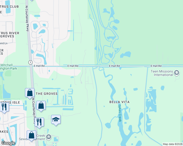 map of restaurants, bars, coffee shops, grocery stores, and more near 4341 Timothy Drive in Merritt Island
