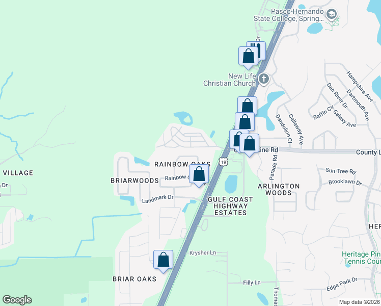 map of restaurants, bars, coffee shops, grocery stores, and more near 10417 Ashview Lane in Hudson