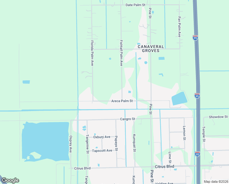 map of restaurants, bars, coffee shops, grocery stores, and more near 5000 Fishtail Palm Avenue in Cocoa