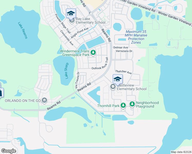 map of restaurants, bars, coffee shops, grocery stores, and more near 9407 Royal Estates Boulevard in Orlando