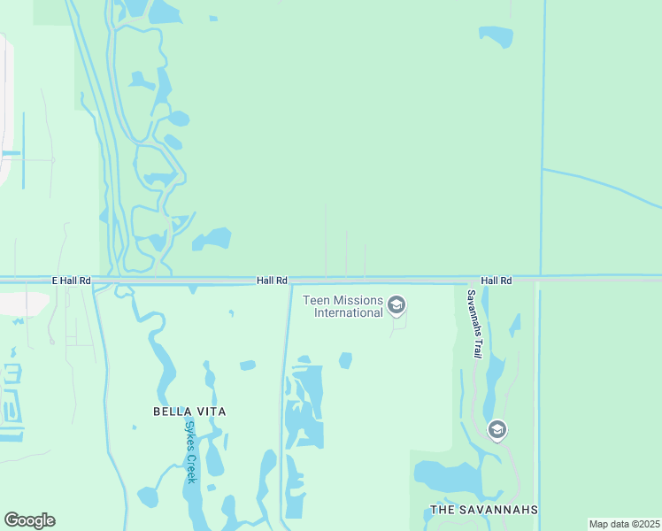 map of restaurants, bars, coffee shops, grocery stores, and more near 844 East Hall Road in Merritt Island
