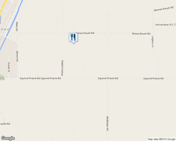 map of restaurants, bars, coffee shops, grocery stores, and more near 17333 Squirrel Prairie Road in Masaryktown