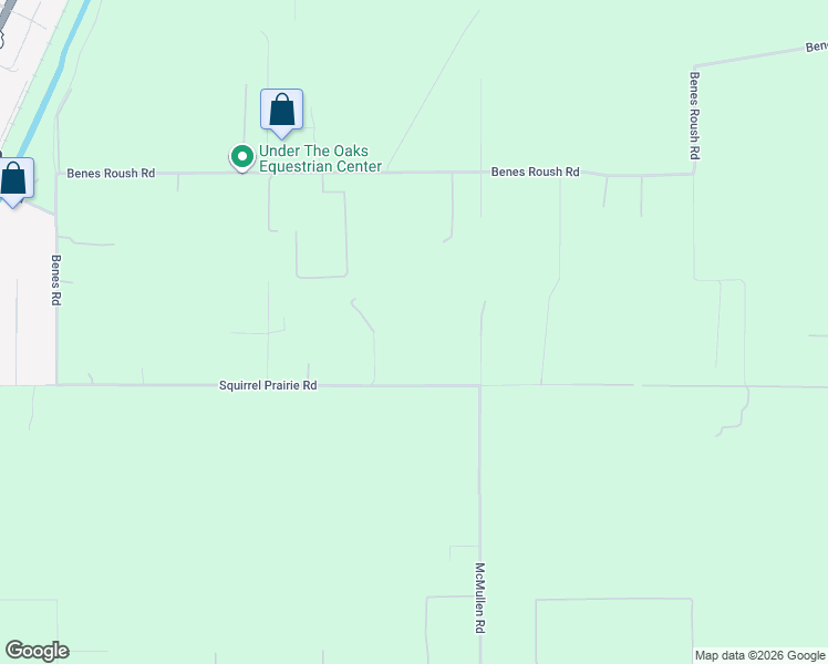 map of restaurants, bars, coffee shops, grocery stores, and more near 17333 Squirrel Prairie Road in Masaryktown