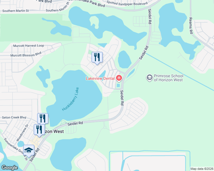 map of restaurants, bars, coffee shops, grocery stores, and more near 14024 Larkspur Lake Drive in Winter Garden