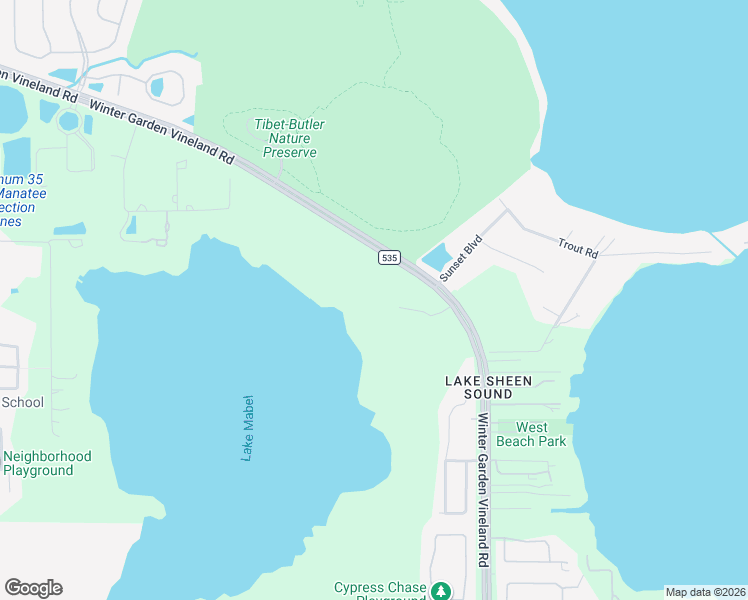 map of restaurants, bars, coffee shops, grocery stores, and more near 8822 County Road 535 in Orlando