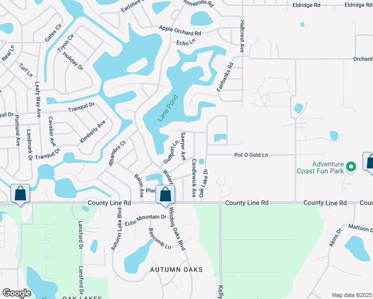 map of restaurants, bars, coffee shops, grocery stores, and more near 255 Candlewick Avenue in Spring Hill