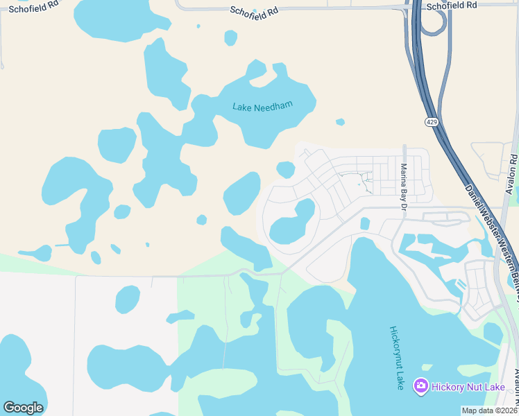 map of restaurants, bars, coffee shops, grocery stores, and more near 16919 Wingspread Loop in Winter Garden