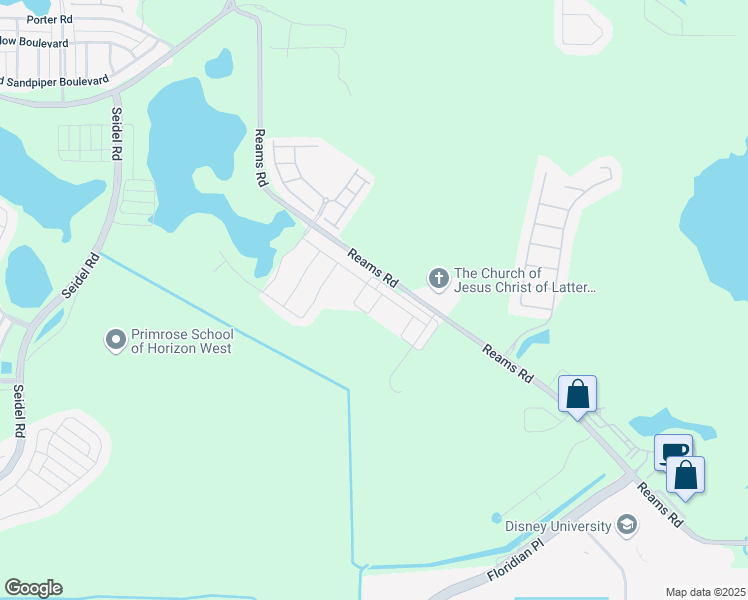map of restaurants, bars, coffee shops, grocery stores, and more near 13435 Gorgona Isle Drive in Windermere