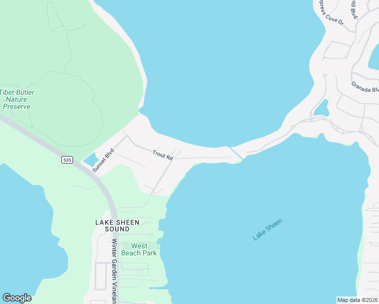 map of restaurants, bars, coffee shops, grocery stores, and more near 10121 Lone Tree Lane in Orlando