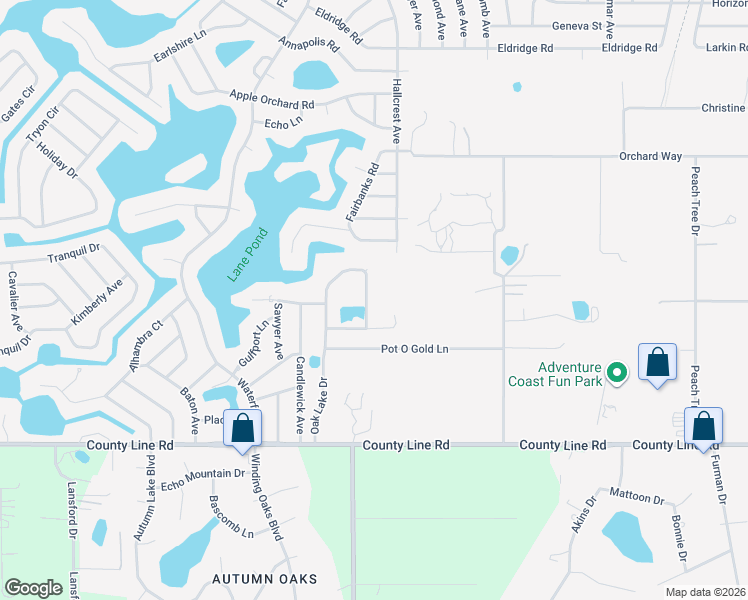 map of restaurants, bars, coffee shops, grocery stores, and more near 201 Oak Lake Drive in Spring Hill