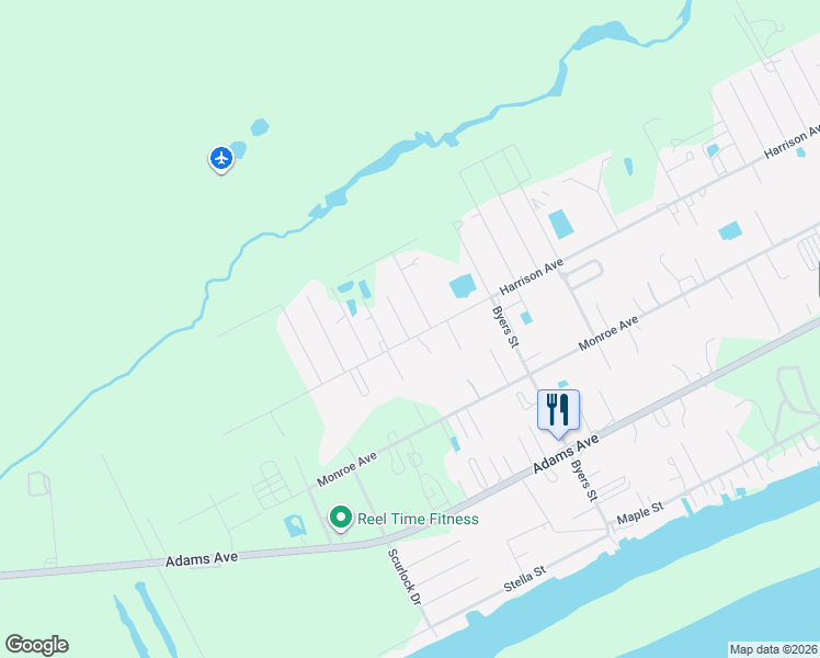 map of restaurants, bars, coffee shops, grocery stores, and more near 2834 Harrison Avenue in Port O'Connor