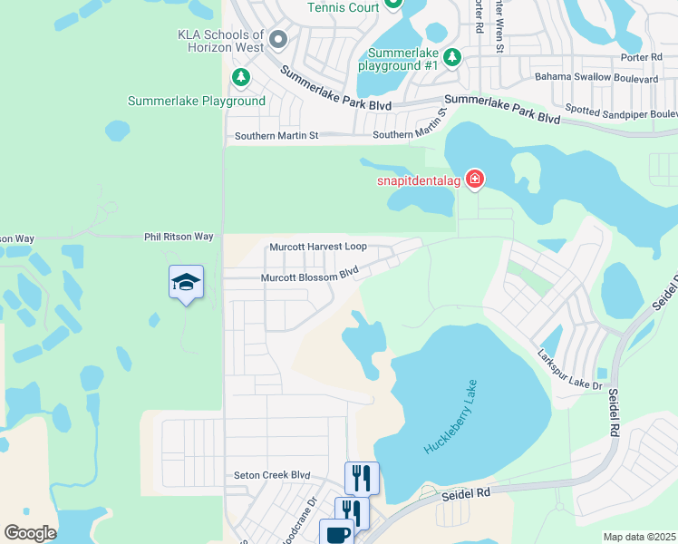 map of restaurants, bars, coffee shops, grocery stores, and more near 8001 Ava Jade Alley in Winter Garden