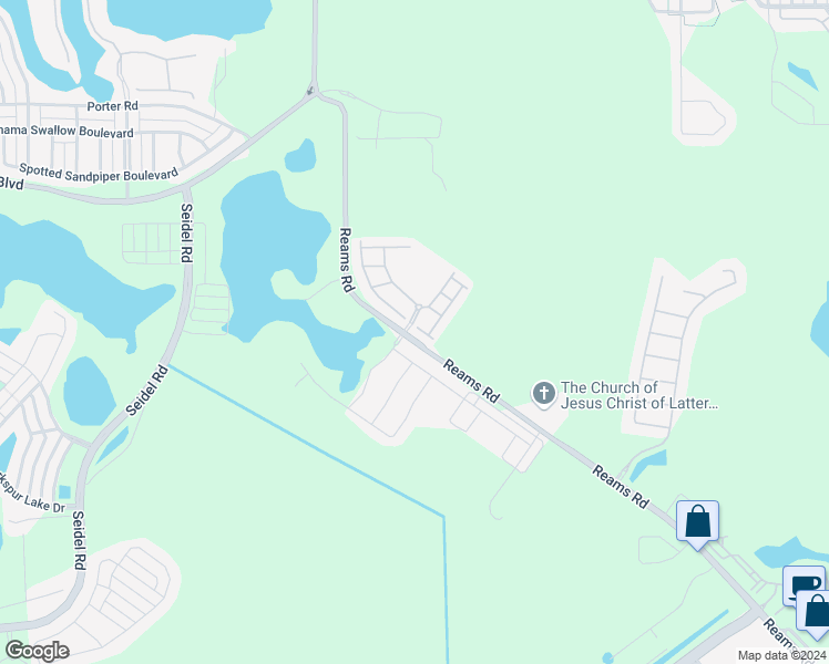 map of restaurants, bars, coffee shops, grocery stores, and more near 8187 Enchantment Drive in Windermere
