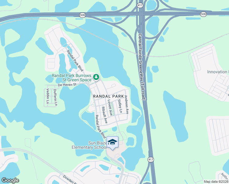 map of restaurants, bars, coffee shops, grocery stores, and more near 10648 Langefield Street in Orlando