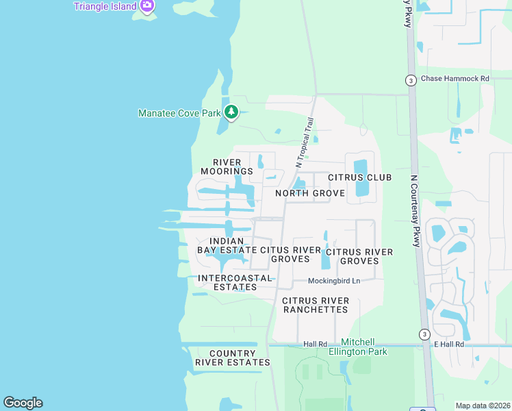 map of restaurants, bars, coffee shops, grocery stores, and more near 460 Indian Bay Boulevard in Merritt Island