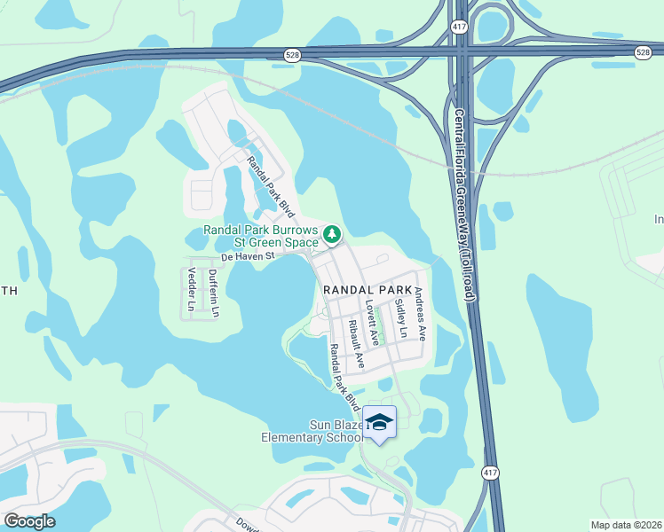 map of restaurants, bars, coffee shops, grocery stores, and more near 8554 Tallfield Avenue in Orlando
