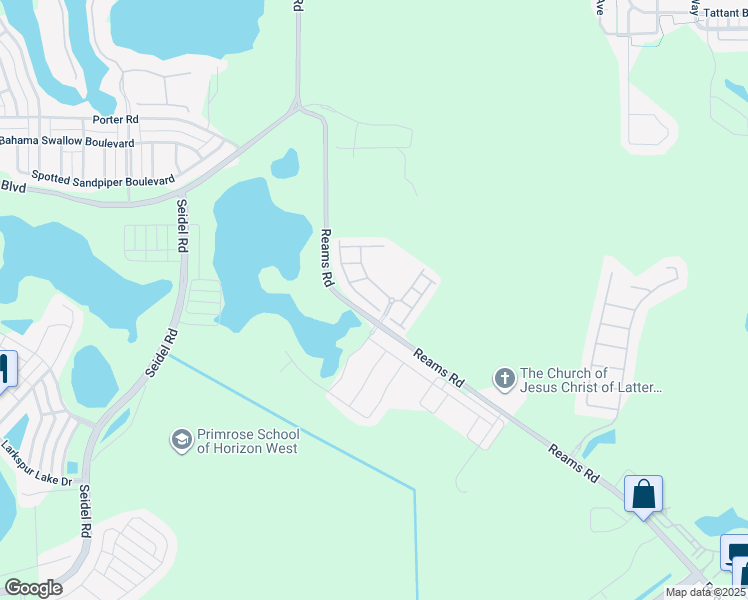 map of restaurants, bars, coffee shops, grocery stores, and more near 14242 Oasis Cove Boulevard in Windermere