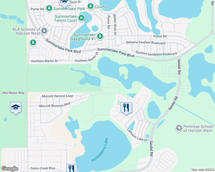 map of restaurants, bars, coffee shops, grocery stores, and more near 15998 Scott Road in Winter Garden