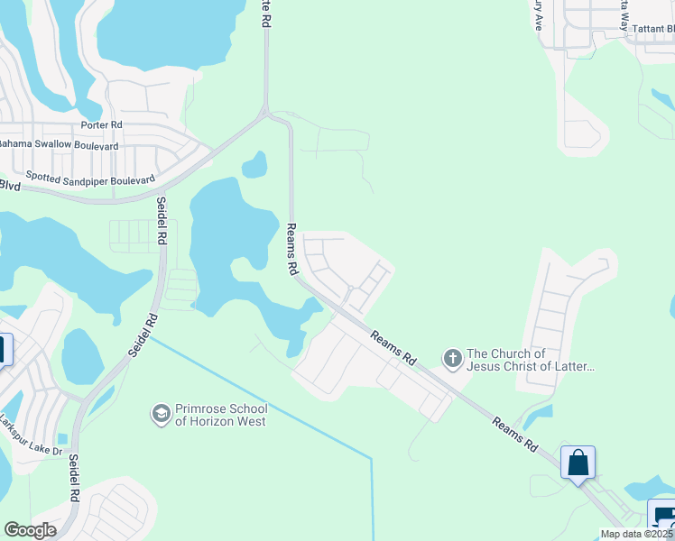 map of restaurants, bars, coffee shops, grocery stores, and more near 14242 Oasis Cove Boulevard in Windermere