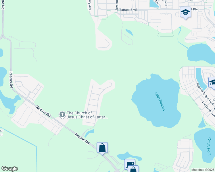 map of restaurants, bars, coffee shops, grocery stores, and more near 8430 Greenbank Boulevard in Windermere