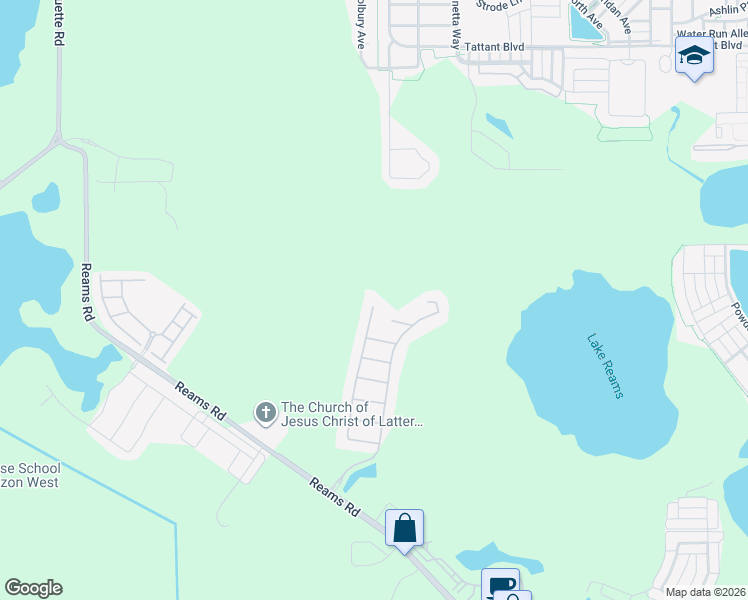 map of restaurants, bars, coffee shops, grocery stores, and more near 8433 Abbotsbury Drive in Windermere