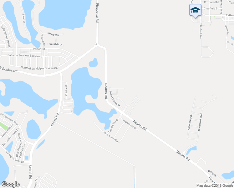 map of restaurants, bars, coffee shops, grocery stores, and more near Mystic View Way in Windermere