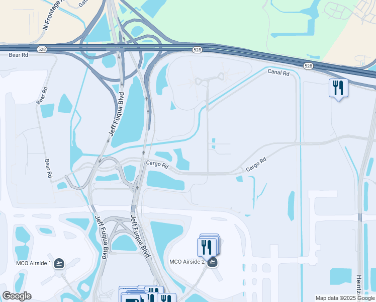 map of restaurants, bars, coffee shops, grocery stores, and more near 8648 Casa Verde Road in Orlando