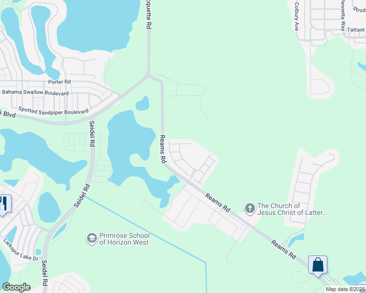 map of restaurants, bars, coffee shops, grocery stores, and more near 8108 Serenity Spring Drive in Windermere