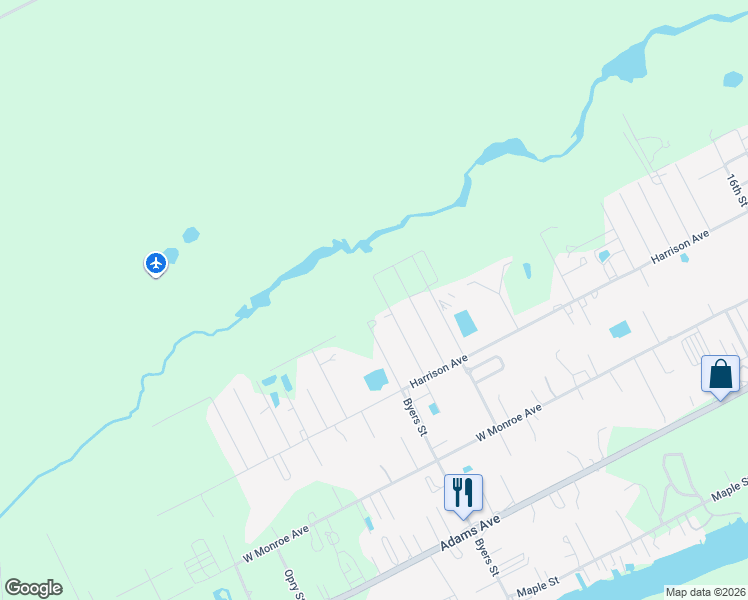 map of restaurants, bars, coffee shops, grocery stores, and more near 189 Easy Street in Port Lavaca