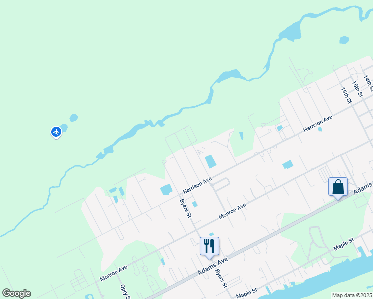 map of restaurants, bars, coffee shops, grocery stores, and more near 171 Sherry Street in Seadrift