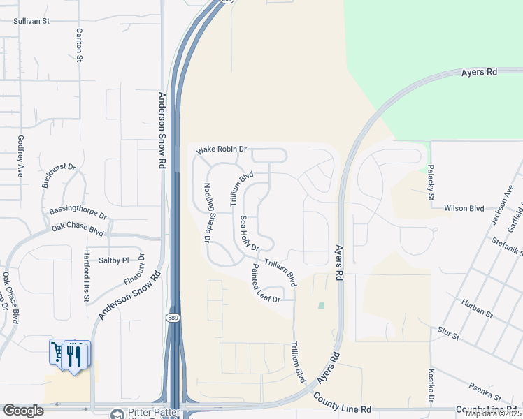 map of restaurants, bars, coffee shops, grocery stores, and more near 908 Sea Holly Drive in Brooksville