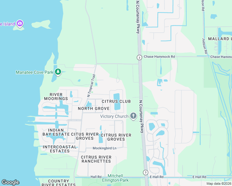 map of restaurants, bars, coffee shops, grocery stores, and more near 211 Lake Shore Drive in Merritt Island