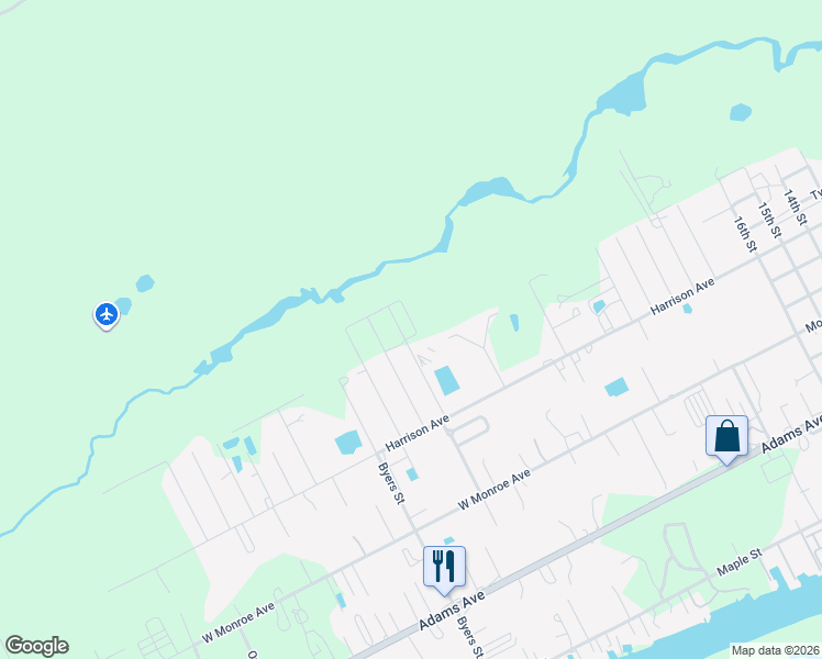 map of restaurants, bars, coffee shops, grocery stores, and more near 171 Sherry Street in Seadrift