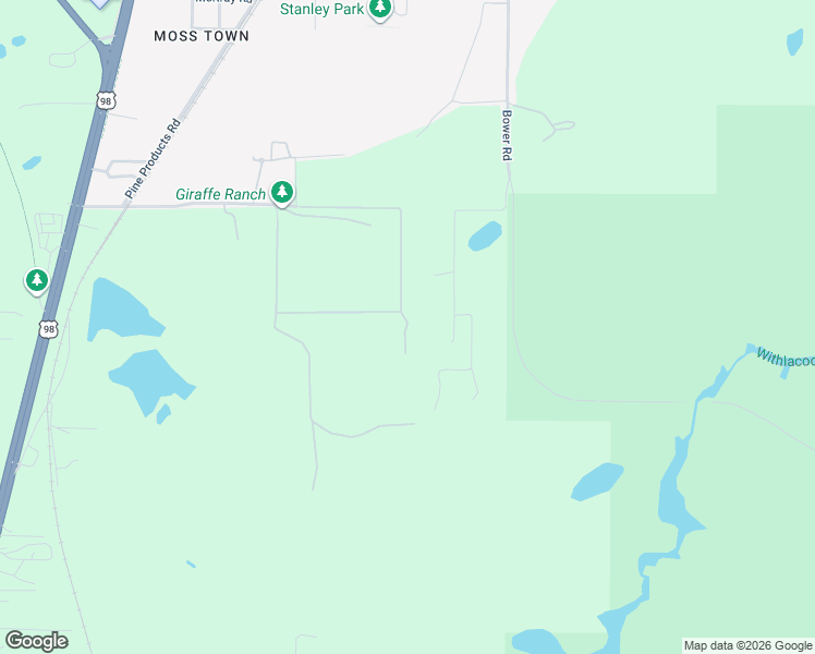 map of restaurants, bars, coffee shops, grocery stores, and more near 38730 Mickler Road in Dade City