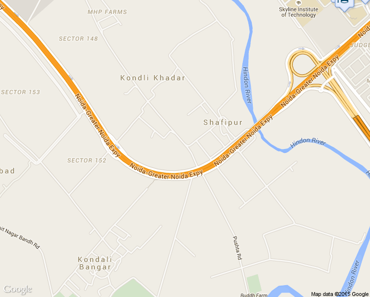 map of restaurants, bars, coffee shops, grocery stores, and more near Noida Greater Noida Express Way in Noida