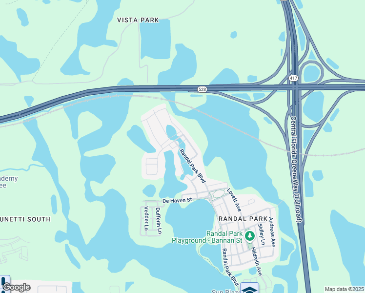 map of restaurants, bars, coffee shops, grocery stores, and more near 8025 Corkfield Avenue in Orlando