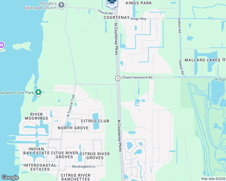map of restaurants, bars, coffee shops, grocery stores, and more near 335 Porcher Road in Merritt Island