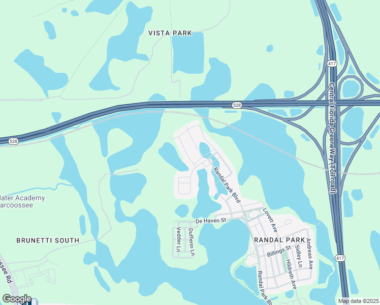 map of restaurants, bars, coffee shops, grocery stores, and more near 8067 Bushmaster Avenue in Orlando