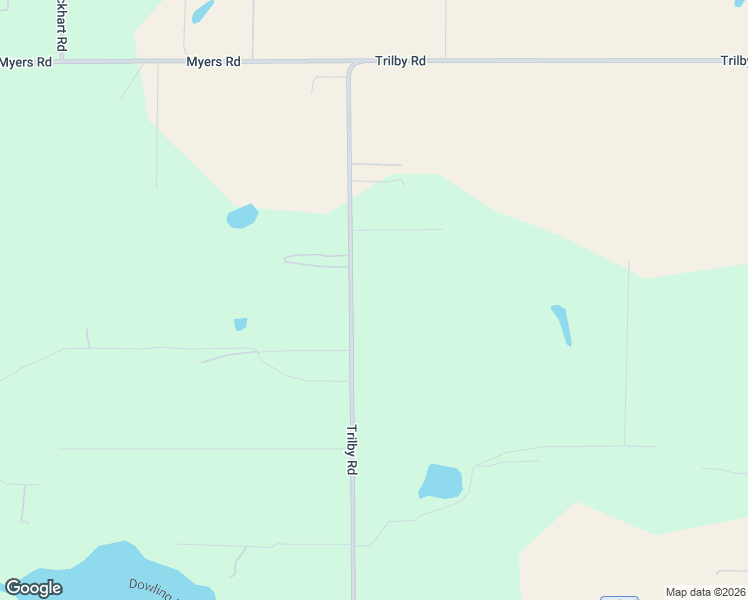 map of restaurants, bars, coffee shops, grocery stores, and more near 33901 Trilby Road in Dade City