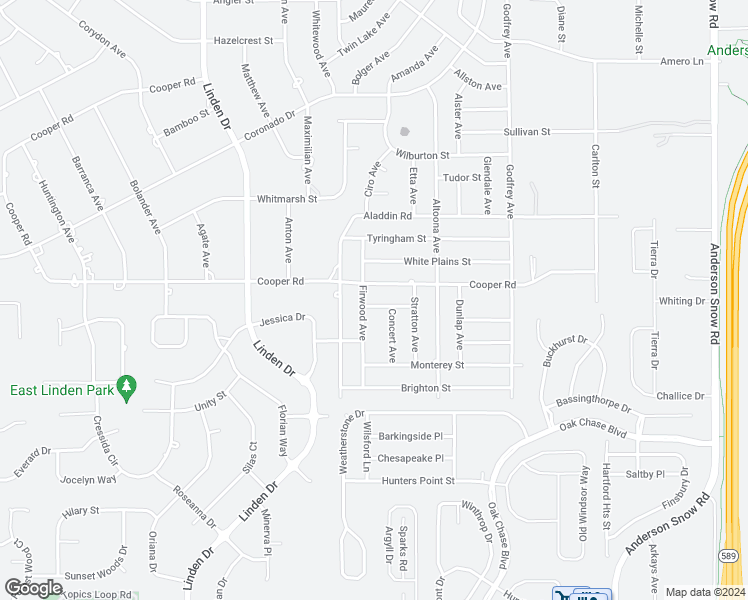 map of restaurants, bars, coffee shops, grocery stores, and more near 13389 Dunbar Street in Spring Hill